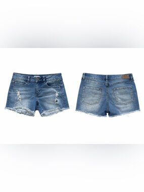 O’Neill Distressed Denim Shorts Size 28 | Frayed Hem Festival Summer